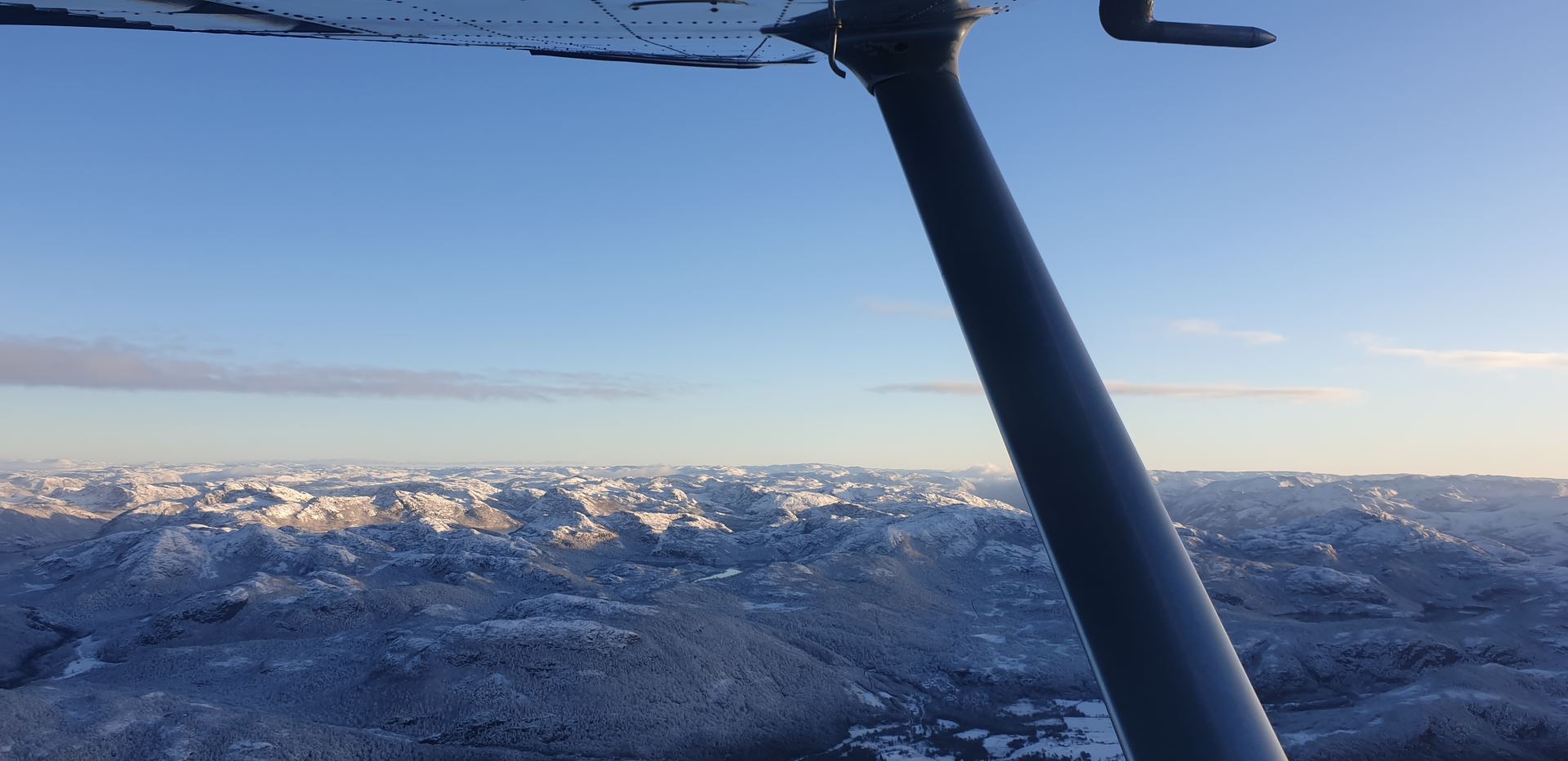 Snow covered mountains