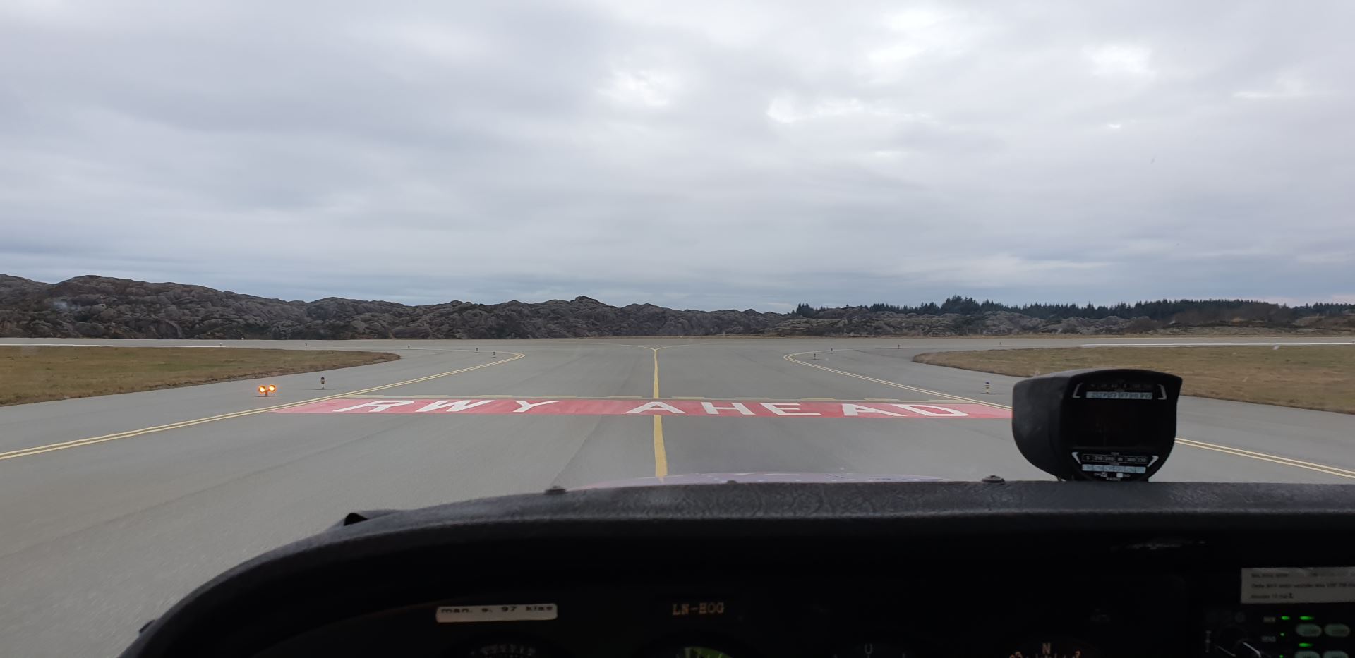 Runway ahead