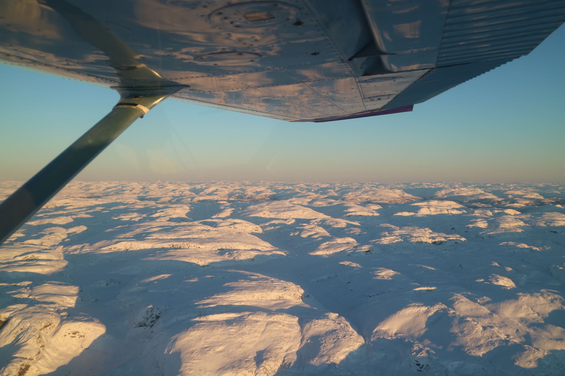 Snow covered mountains