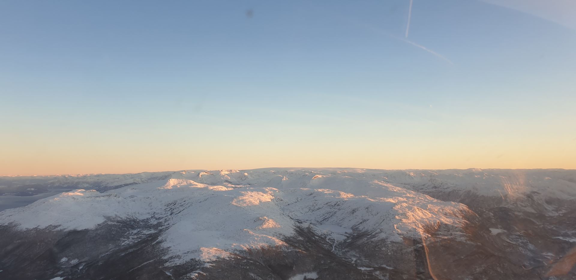 Snow covered mountains