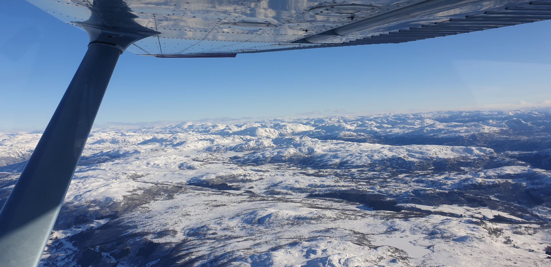 Snow covered mountains