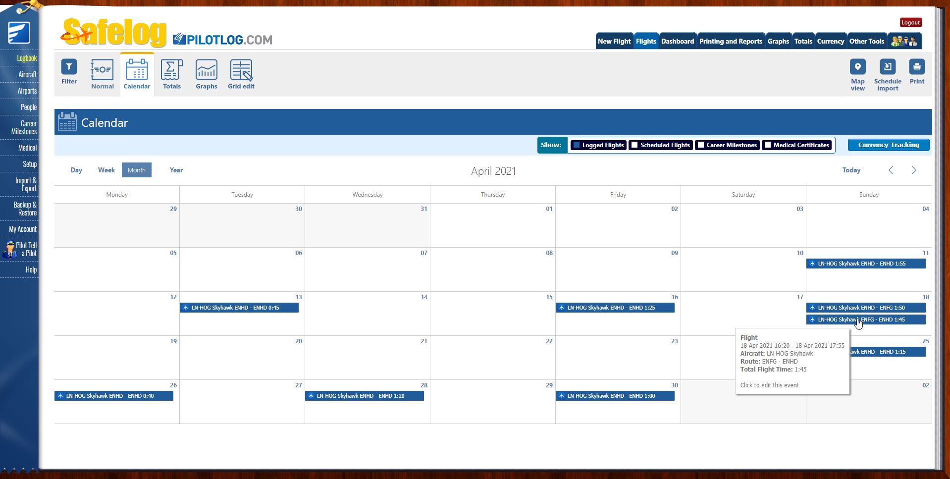 image from Choosing a digital logbook