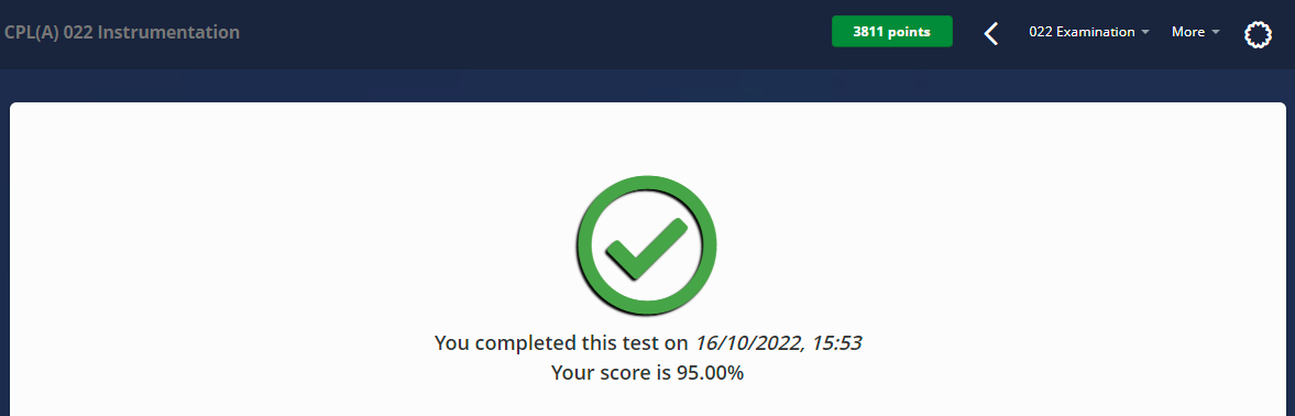 Instrumentation test