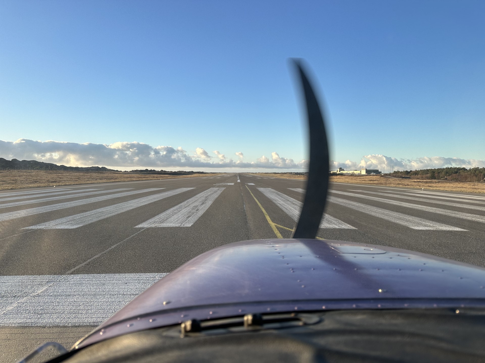 Klar for avgang runway 31