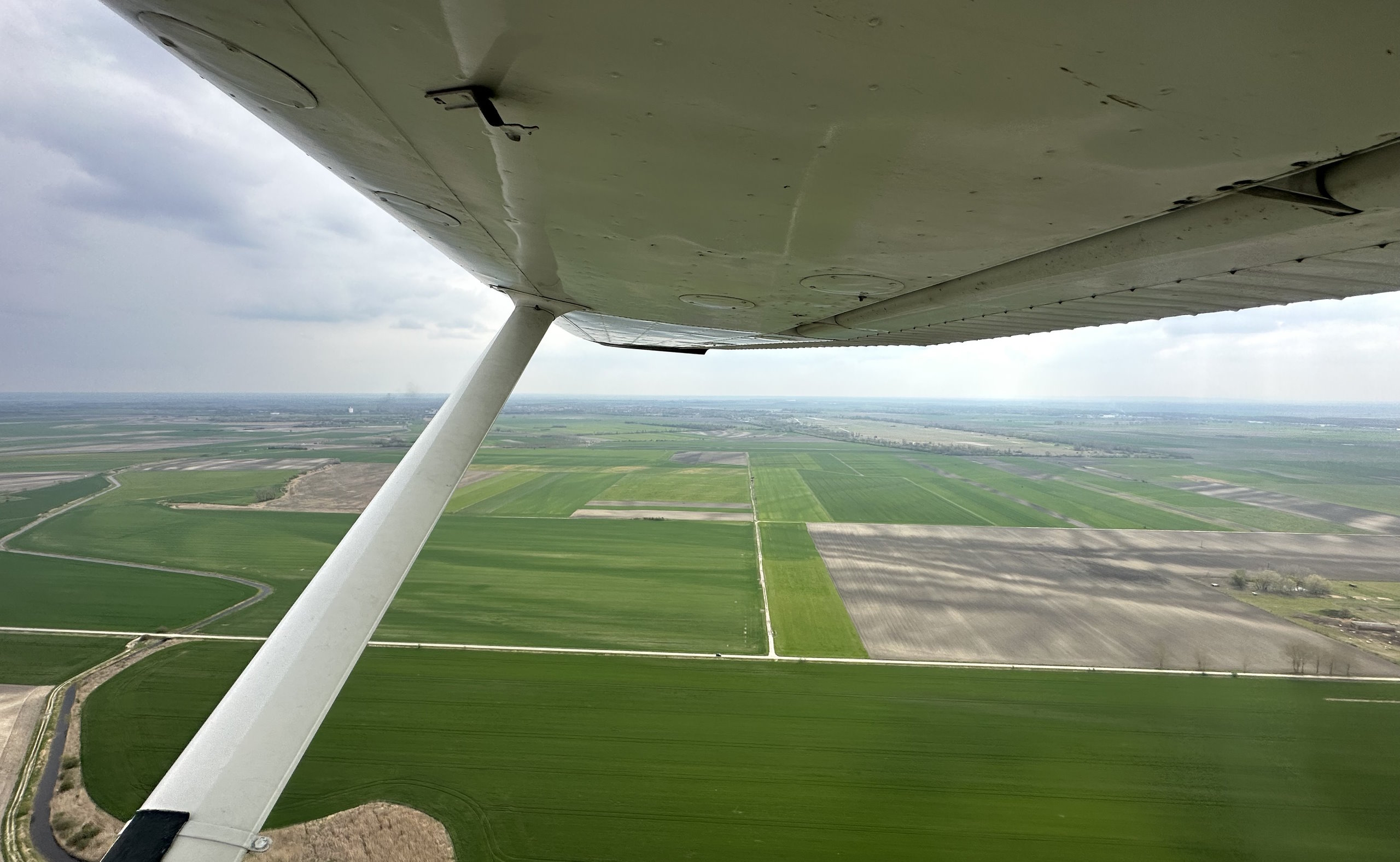 View from under the wing