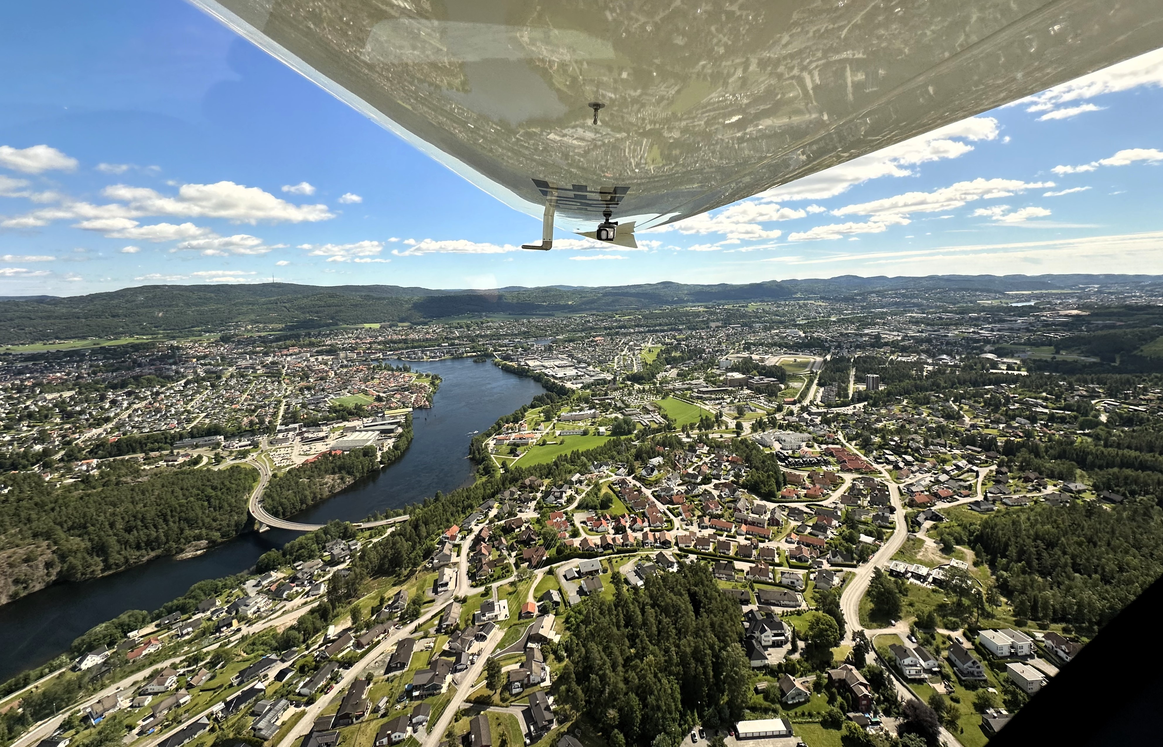 Utsikt over Skien