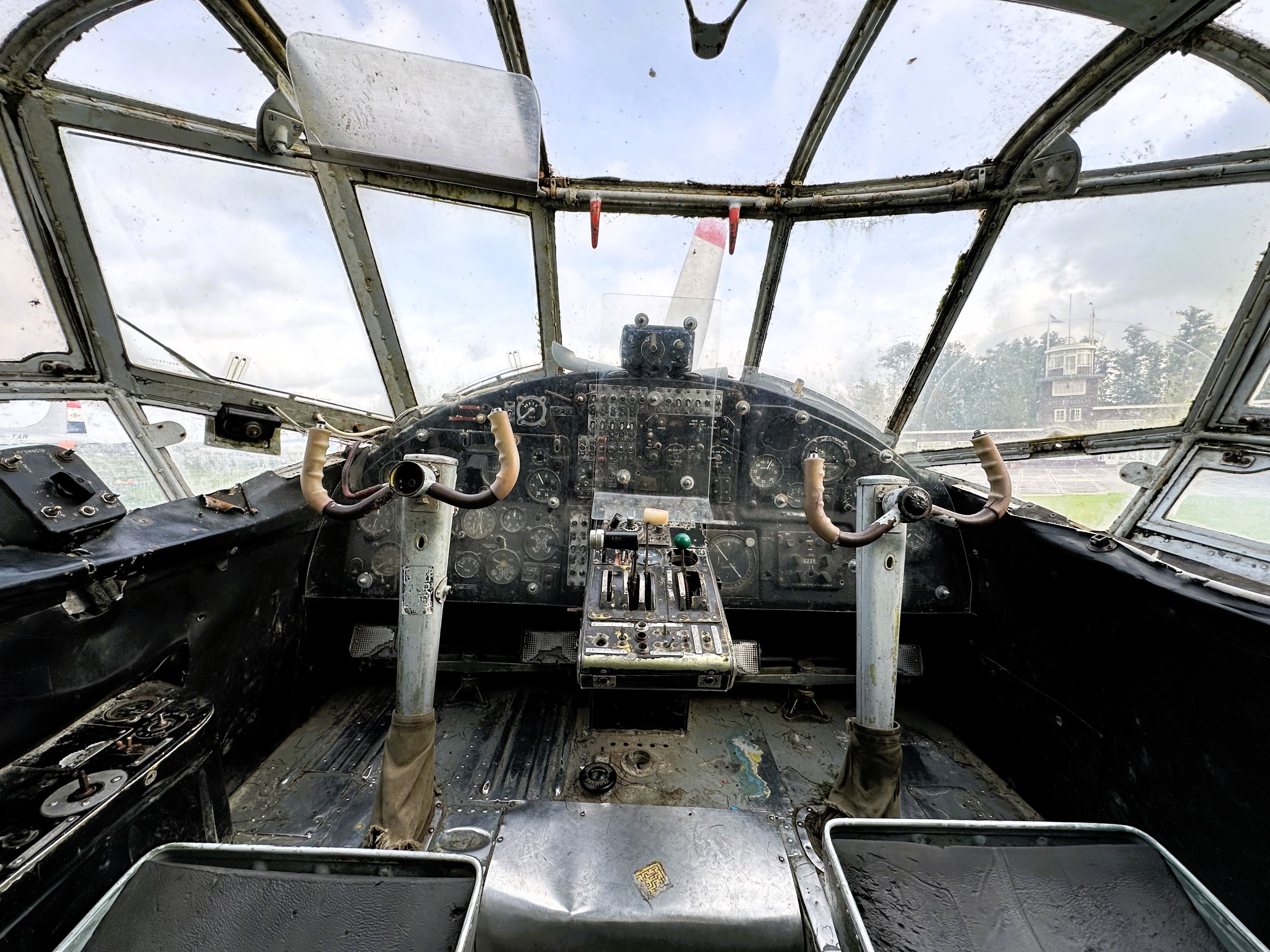 Inside the Antonov cockpit