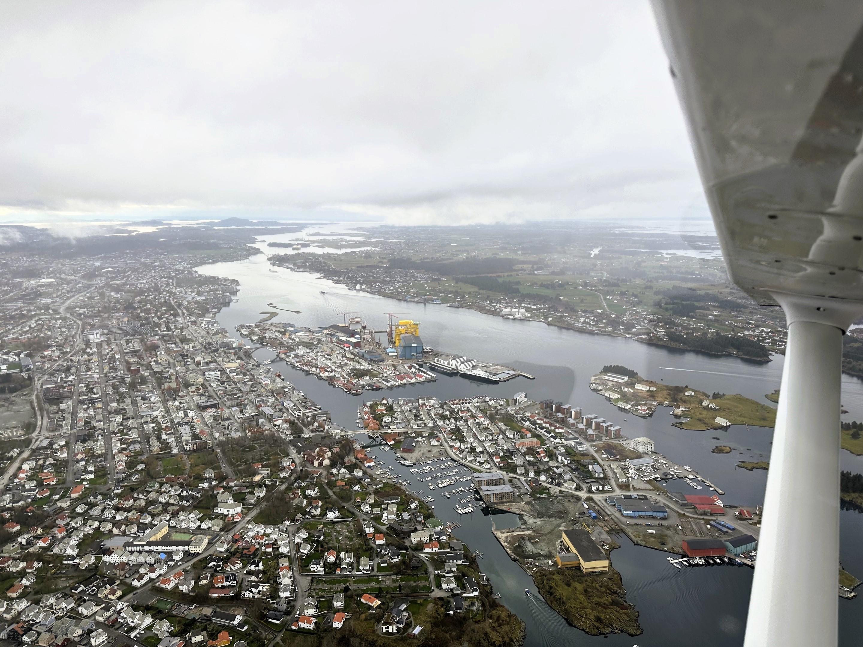 På vei over Haugesund