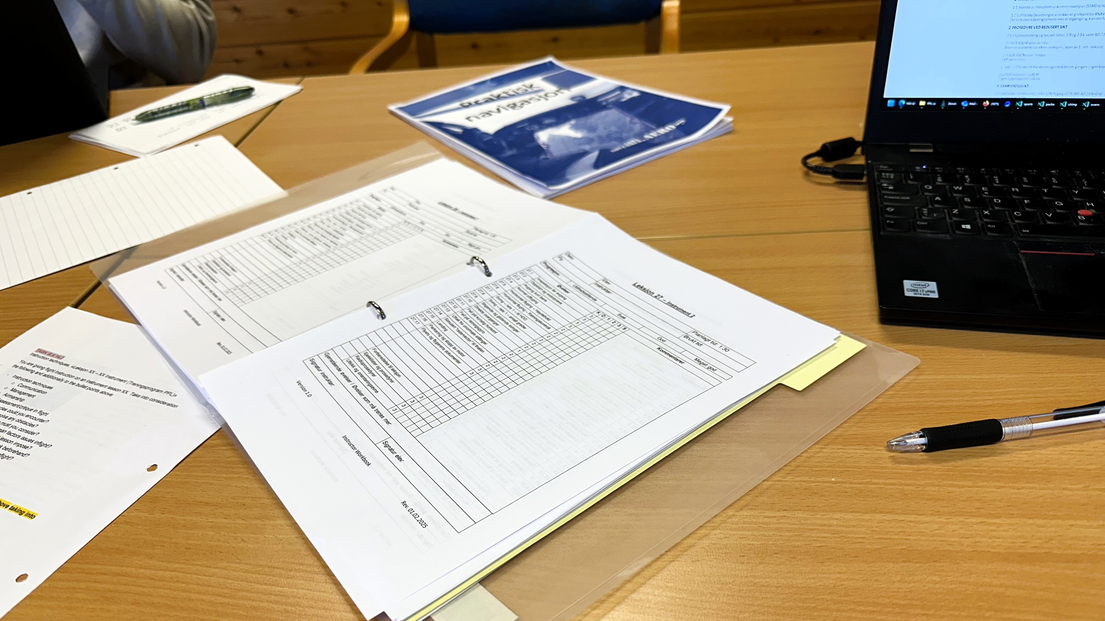 Arbeid underveis i kurset