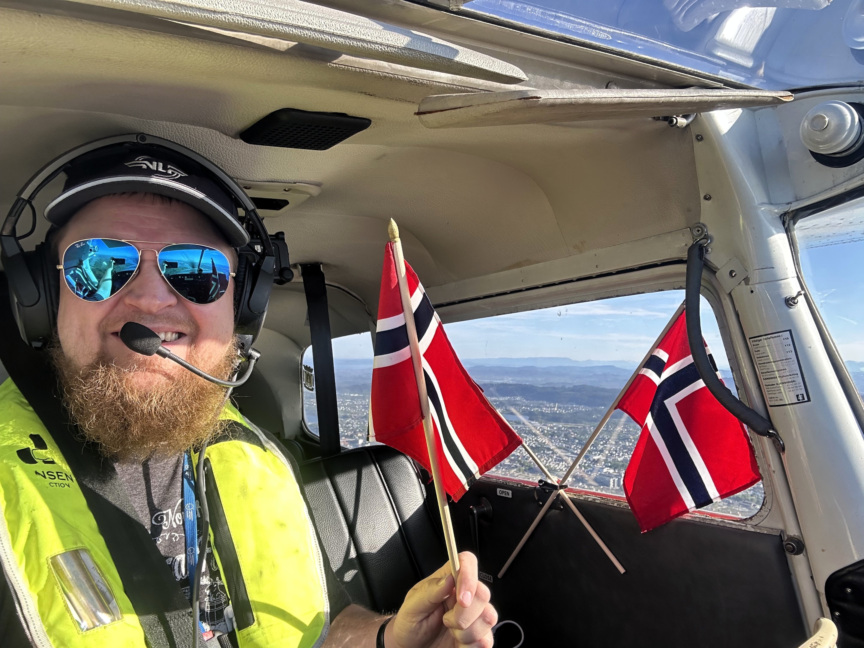 Fornøyd pilot