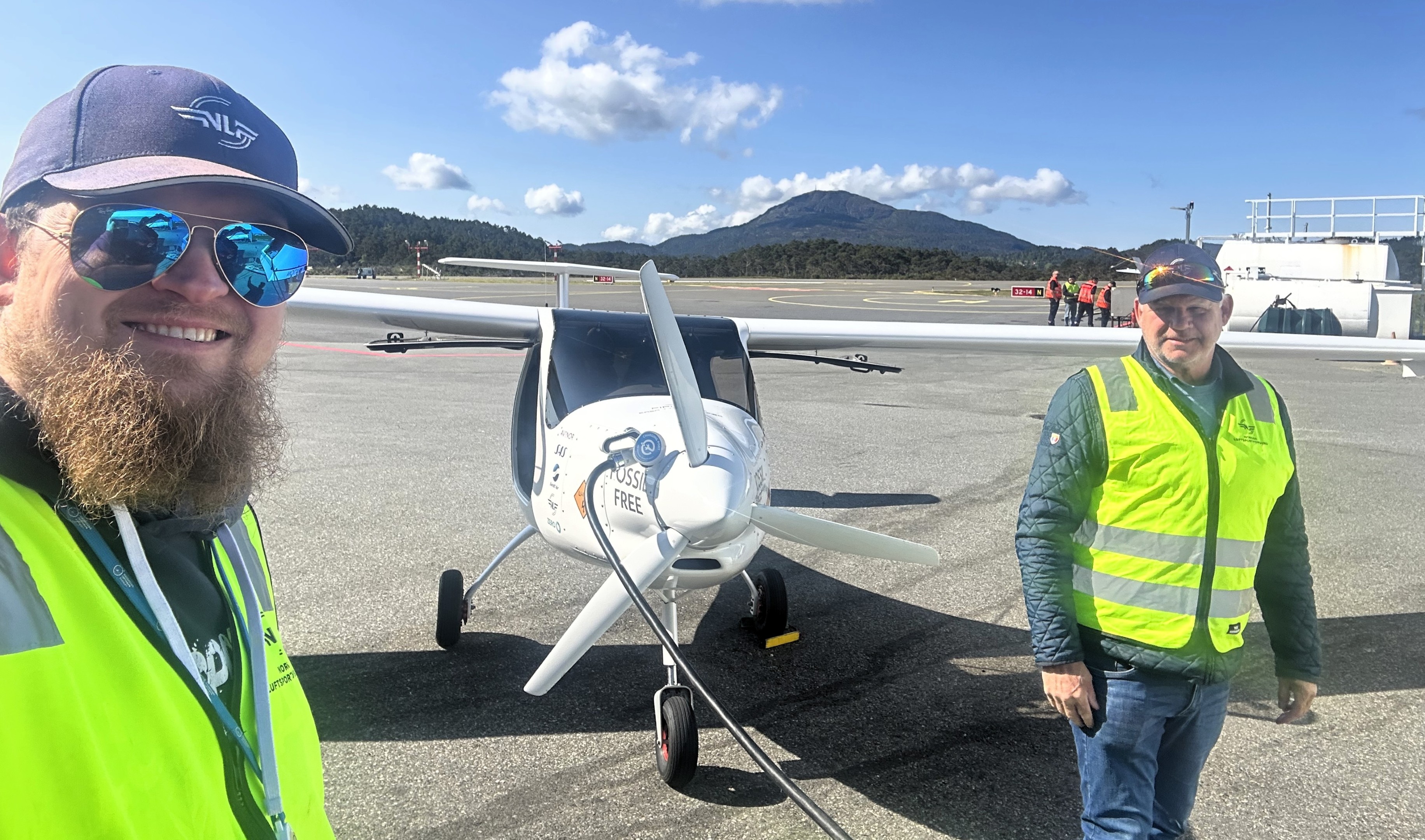 En del av teamet på Stord Airshow