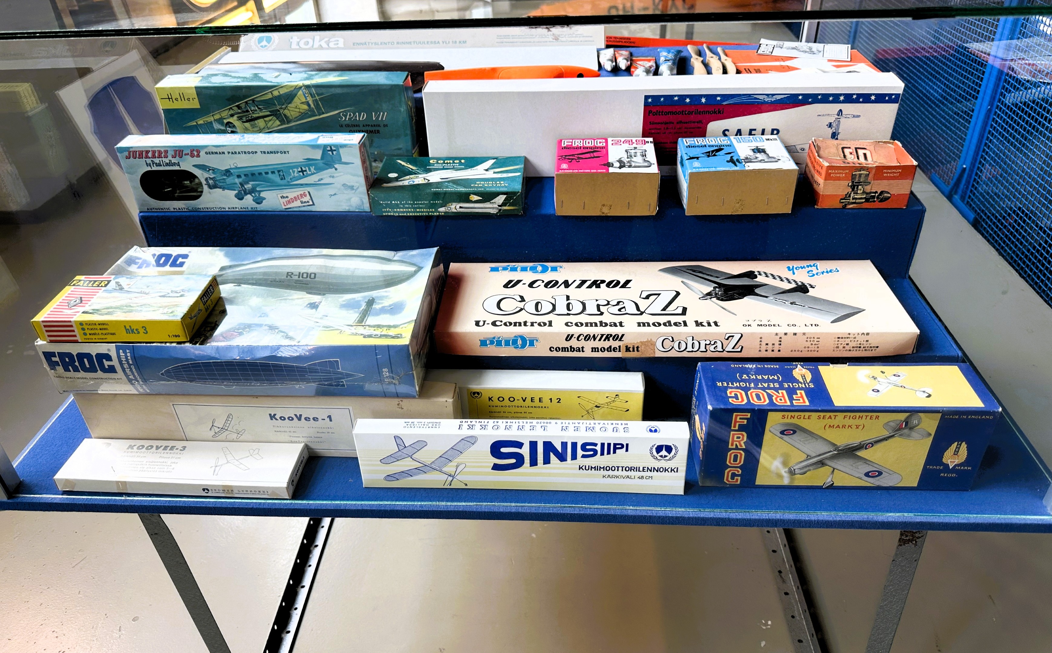 Old model airplanes