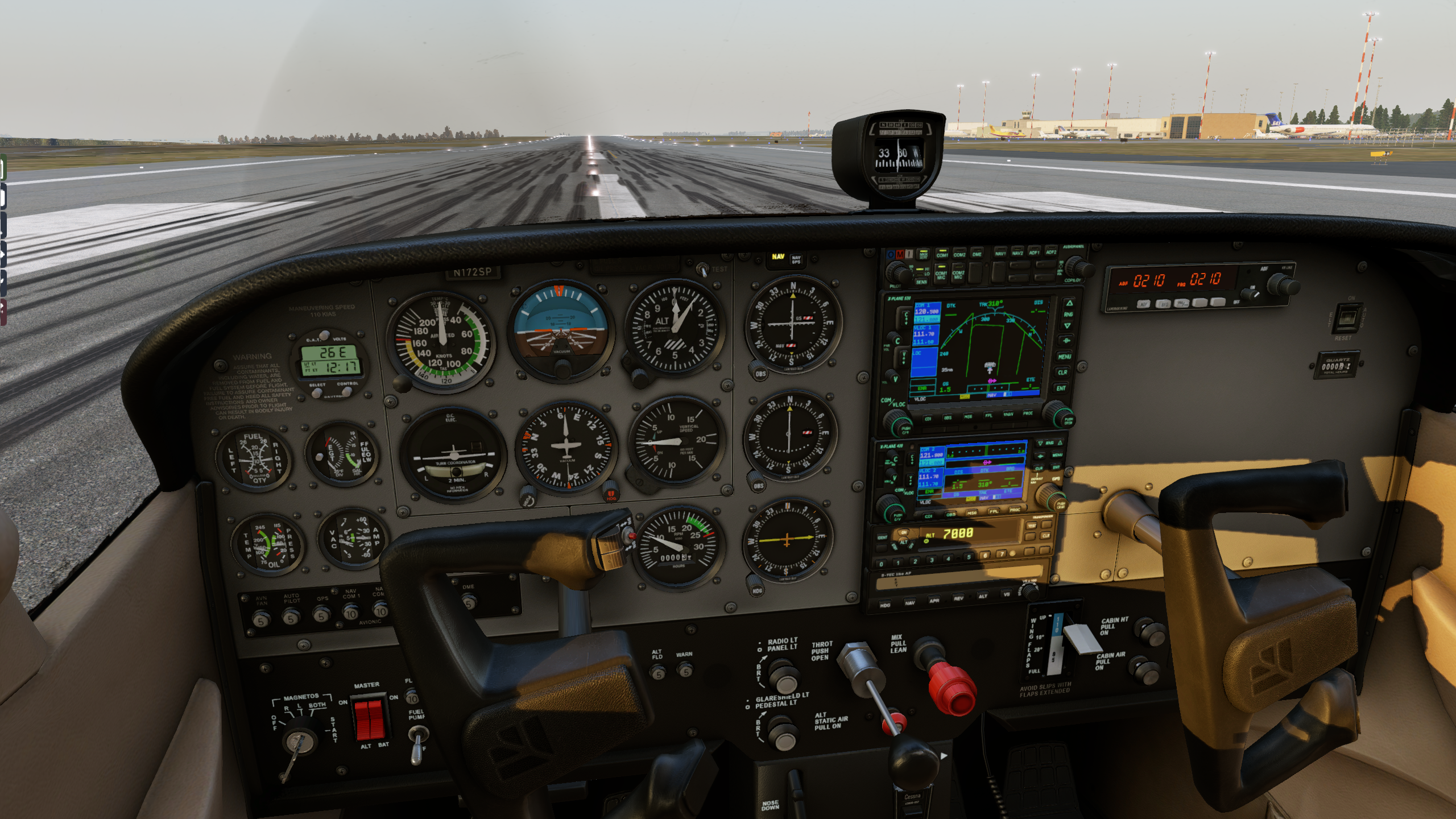 Cessna 172 in X-Plane 12