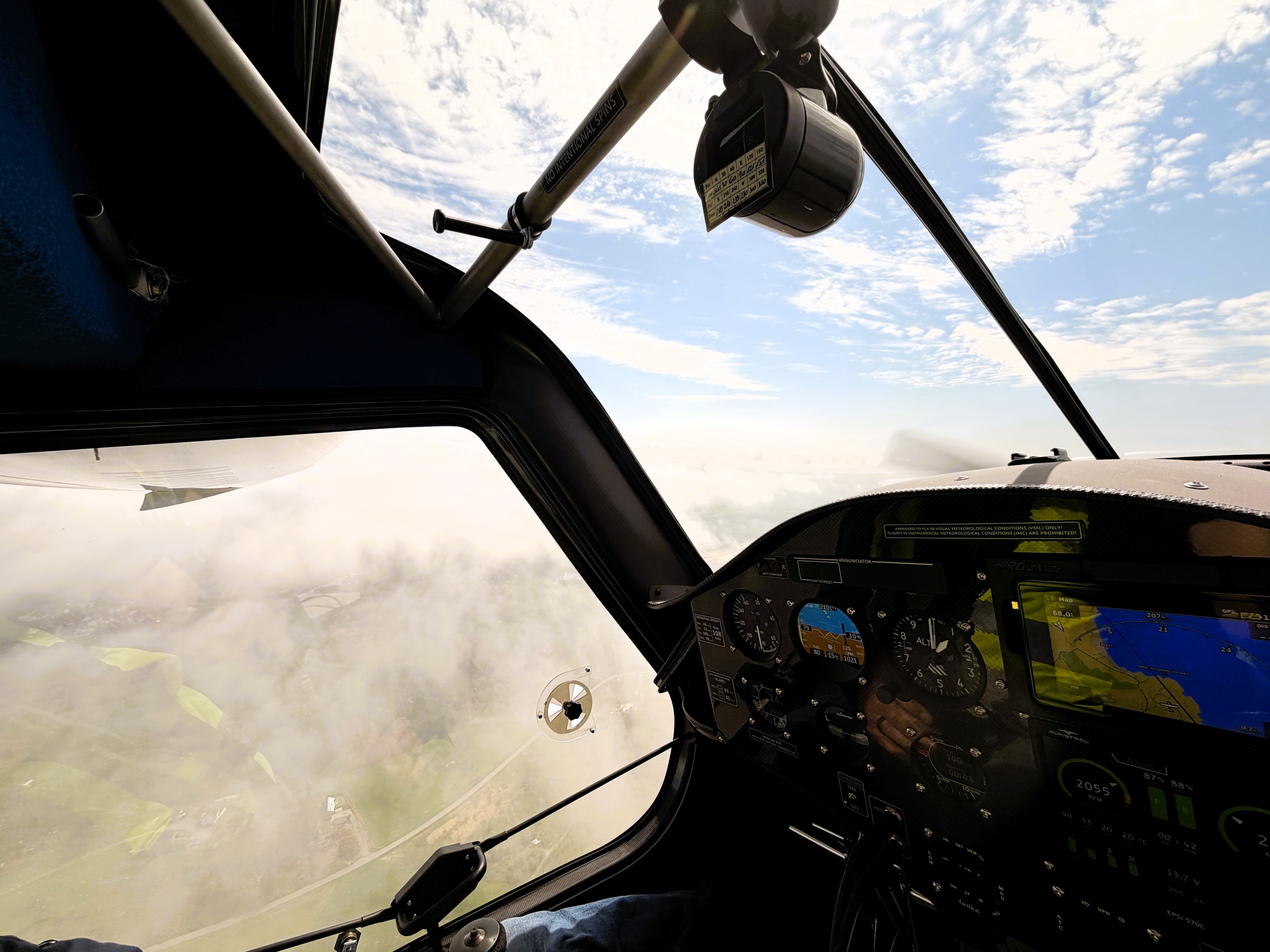 Among the clouds in LN-ELB